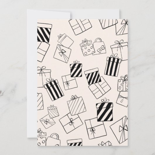 Soft Brown Leaf Birthday Invitation (Dos)