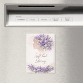 Soft but Strong Lavender Affirmation Magnet (In Situ (Lave-vaisselle))