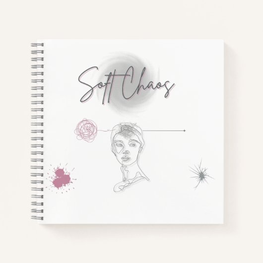Soft Chaos _ Artistic Journal  Notitieboek (Voorkant)