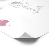 Soft Chaos _Minimal Line Art Poster  (Coin)