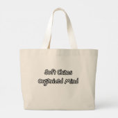 soft chaos organized mind grote tote bag (Achterkant)
