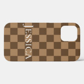 Soft Chocolade Squares Case-Mate iPhone Case (Achterkant (horizontaal))