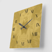 Soft Christmas Gold Abstraite horloge arrière (Angle)