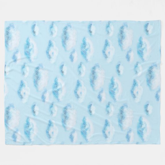 Soft clouds  fleece deken (Voorkant (Horizontaal))