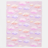 Soft clouds  fleece deken (Voorkant)
