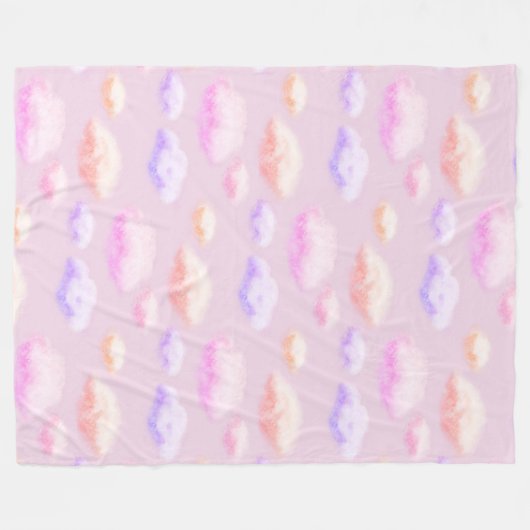 Soft clouds fleece deken (Voorkant (Horizontaal))
