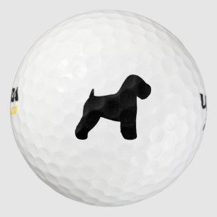 Soft Coated Wheaten Terrier Silhouette Golfballen
