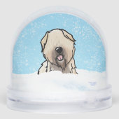 Soft Coated Wheaten Terrier Sneeuwbol (Achterkant)