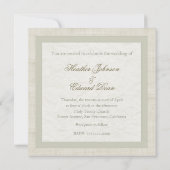 Soft Collage Weddenschap Bands-uitnodiging Kaart (Achterkant)