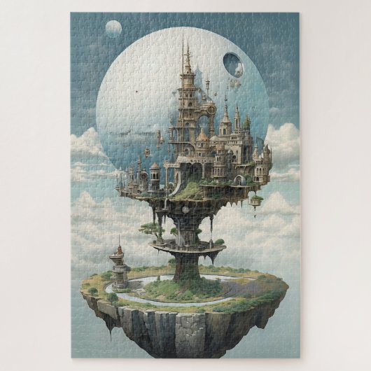 Soft colored Surreal Fantasy world Legpuzzel (Verticaal)