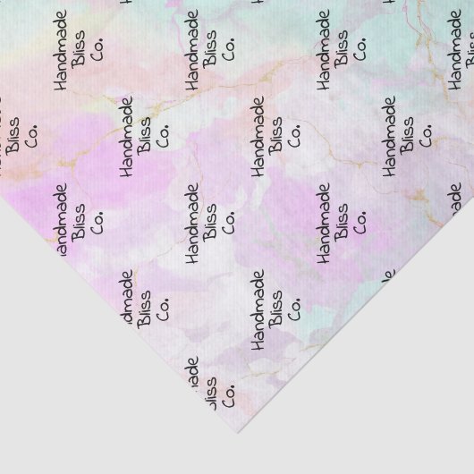 Soft Colorful Pink Marble Tissuepapier (Detail)