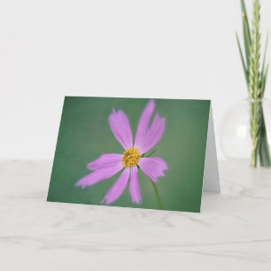 Soft Cosmos Flower Art-Kaart Kaart