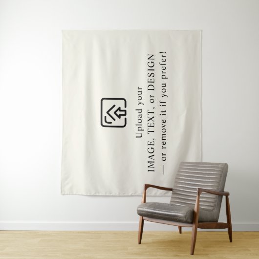 Soft Cream Tapestry – Make It Yours Today Wandkleed (In situ)