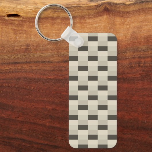 Soft Cream with Raisin Color Pattern Sleutelhanger (Voorkant)