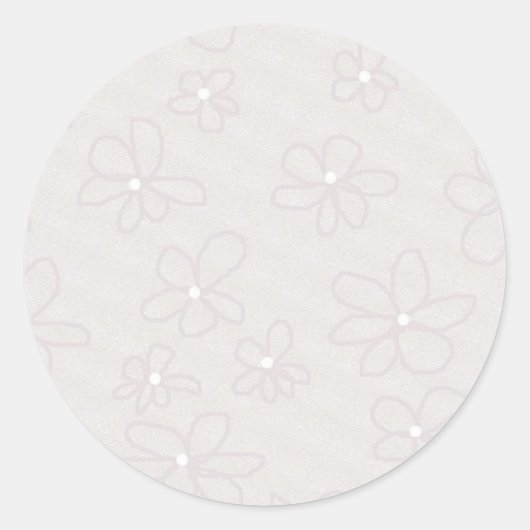 Soft Daisies Stickers of naamlabels (Voorkant)