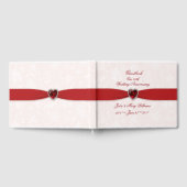 Soft Damask 40th Wedding Jubileum Guestbook Gastenboek (Volledig)