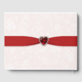 Soft Damask 40th Wedding Jubileum Guestbook Gastenboek (Achterkant)