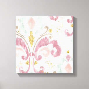 Soft Deco-patroon Canvas Afdruk