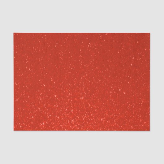 Soft Deep Red Glitter Print Tissuepapier (Voorkant)