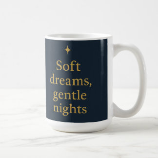 Soft Dreams, Gentle Nights – Minimalist Night Koffiemok