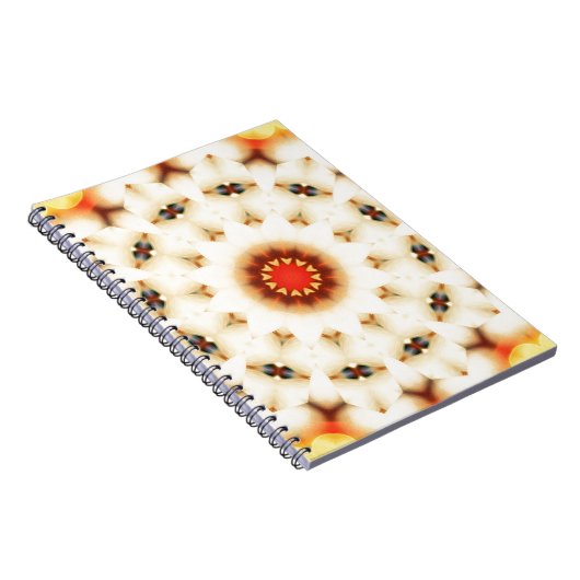 Soft Dreamweaver Cream Floral Pattern Notitieboek (Rechterzijde)