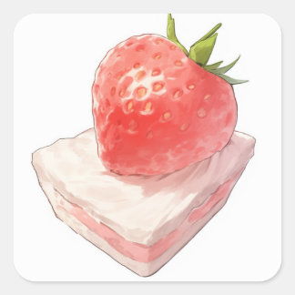 Soft Dreamy Art Vierkante Sticker