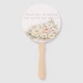 Soft Editorial Botanical Wedding Handwaaier (Achterkant)