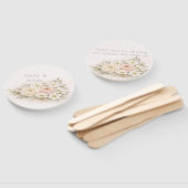 Soft Editorial Botanical Wedding Handwaaier (Niet-gemonteerd)