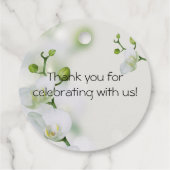 Soft Elegant Orchid Bedankjes Labels (Achterkant)