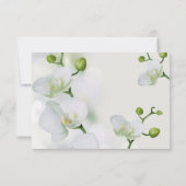 Soft Elegant Orchid RSVP Kaartje (Achterkant)