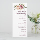 Soft Elegant Rozen Burgundy Cream Lijst Programma (Staand voorkant)