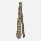 Soft Empress Florals Brown Empress Stropdas (Voorkant)