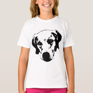 Soft-Eyed Companion in zwart-wit T-shirt
