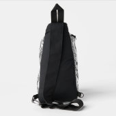 Soft Feathers Doodle 2 Sling Bag (Achterkant)