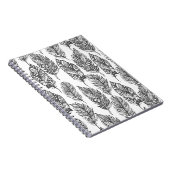 Soft Feathers Doodle Notitieboek (Rechterzijde)