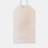 Soft Floral Pampas Grass Dank u Cadeaulabel (Achterkant)