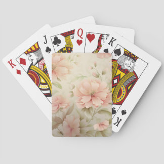 Soft Floral Pokerkaarten