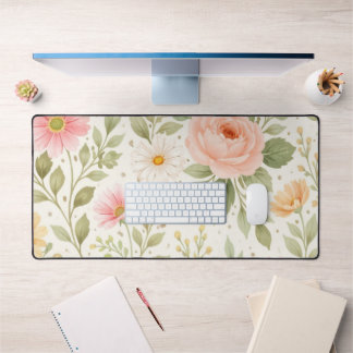 Soft Floral Watercolor Pattern   Bureaumat