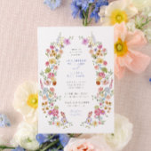 Soft Garden Florals Faire-part de mariage