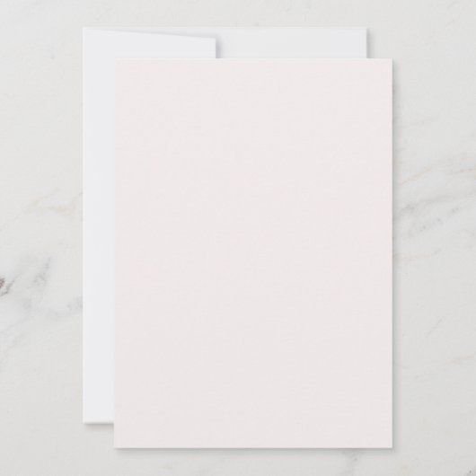 Soft Gentle Blush Floral Wedding Invitation (Dos)