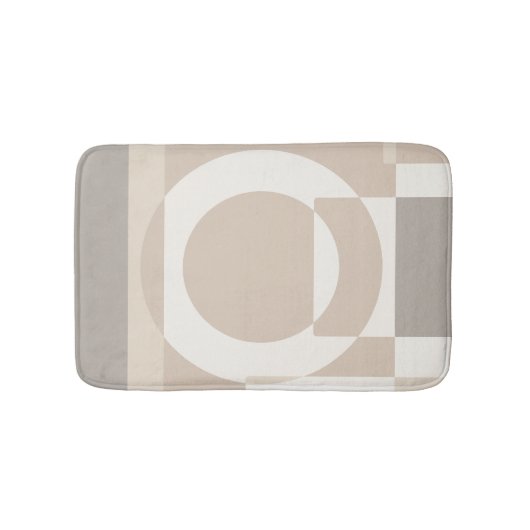 Soft Geometric Blocks – Simple and Sleek Badmat (Voorkant)