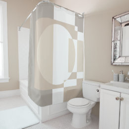 Soft Geometric Blocks – Simple and Sleek Douchegordijn