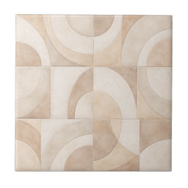 Soft Geometric Seamless Ceramic Tile Tegeltje