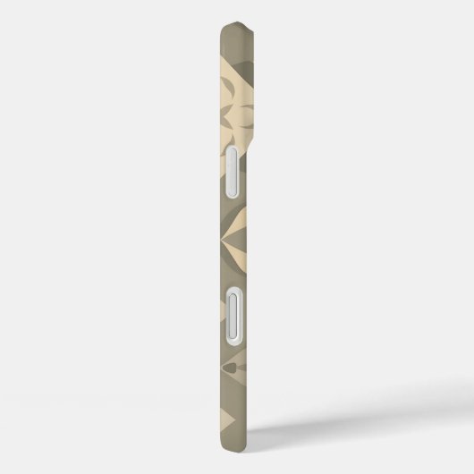 Soft Geometry iPhone16 Coque - Motif sans couture  (Verso / Droite)