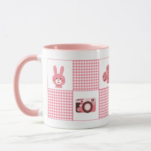 Soft Girl Aesthetic Coquette Mug Mok (Links)