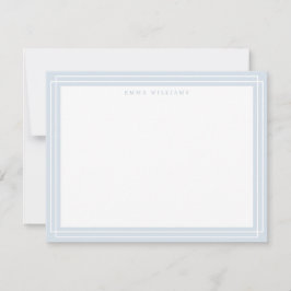 Soft Gray Frame Note Card Kaart