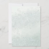 Soft Green & Blush Sweet 16 Invitation White Roses (Dos)