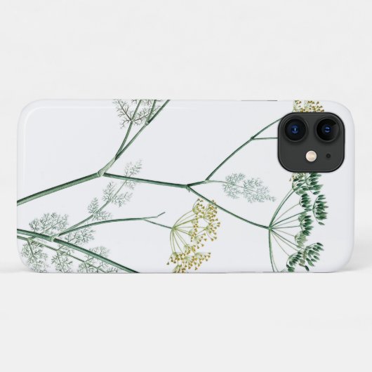 Soft Green Botanical IV Case-Mate iPhone Case (Achterkant (horizontaal))