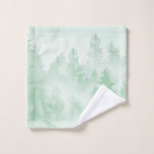 Soft Green Forest Dream #1 #décoration #art (Gant de toilette)