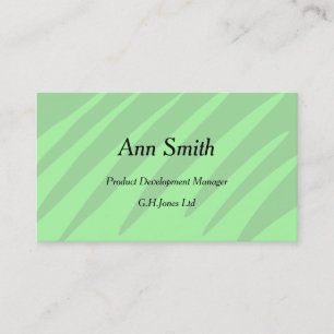 Soft green shades design visitekaartjes